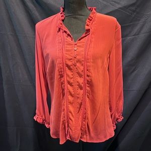 Semi-Sheer Blouse